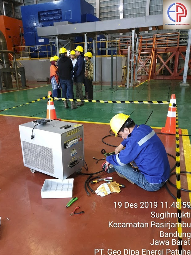 PT. Geo Dipa Patuha (PLTU) Testing Battery FIAMM Type 2 SLA 500, 19 Desember 2020