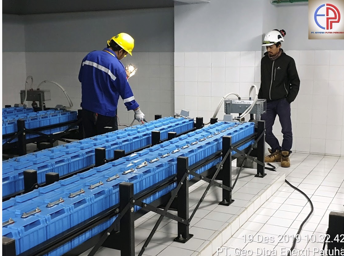 PT. Geo Dipa Patuha (PLTU) Testing Battery FIAMM Type 2 SLA 500, 19 Desember 2020
